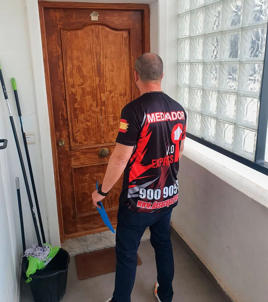 Empresa antiokupa en Burgos