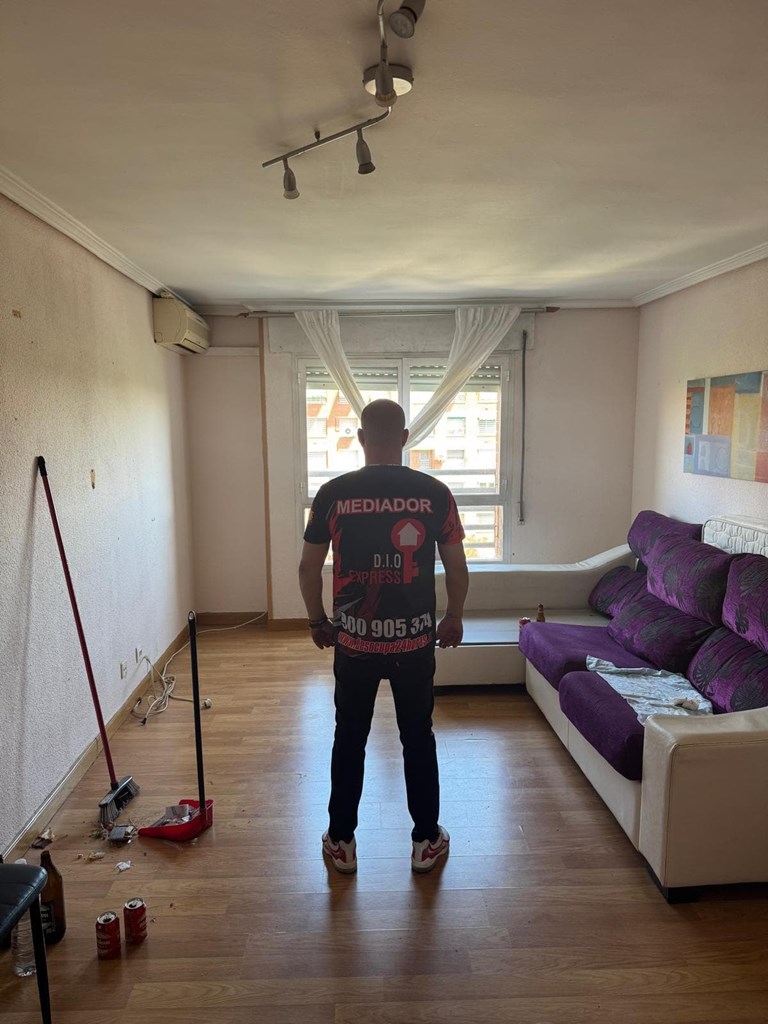 Inmueble recuperado en la ciudad de Madrid, inquilinos morosos