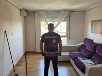 Inmueble recuperado en la ciudad de Madrid, inquilinos morosos